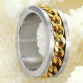 Anillo negro de alta calidad, anillo especial, anillos de acero inoxidable joyas